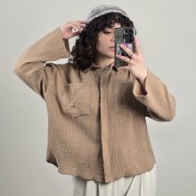 شومیز کنفی دو جیب