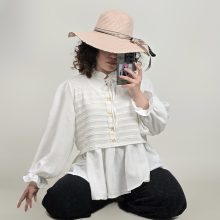 شومیز صوفیا  سوزنی چین دار